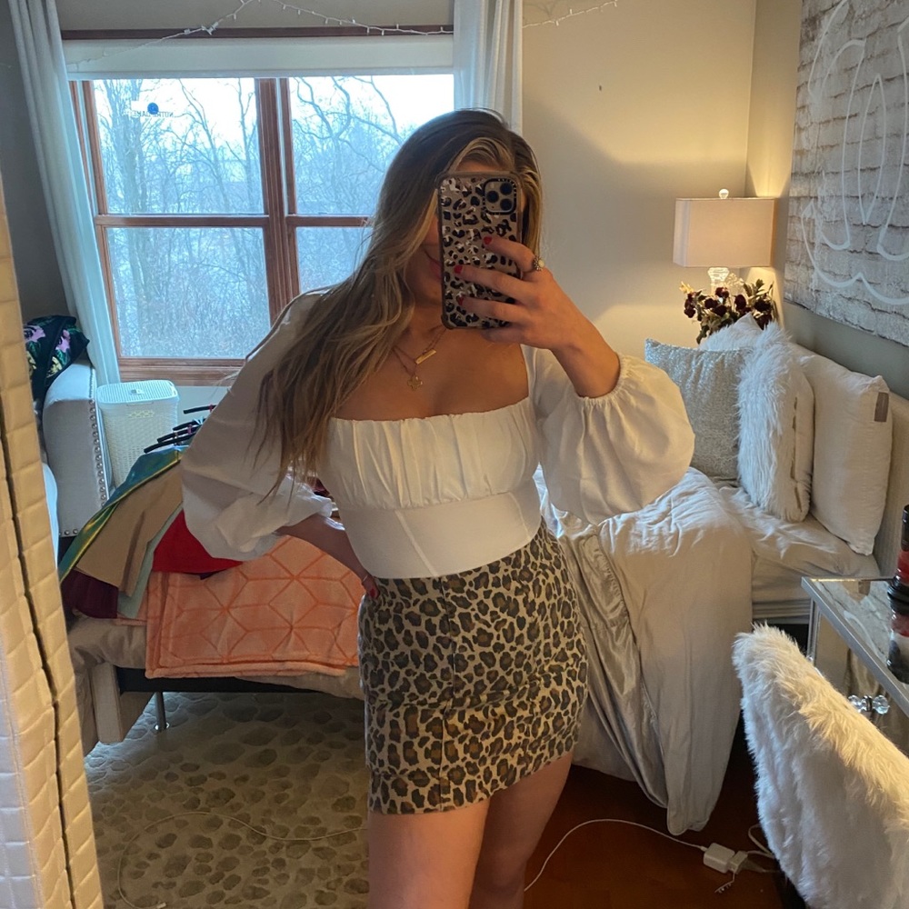 Cheetah skirt